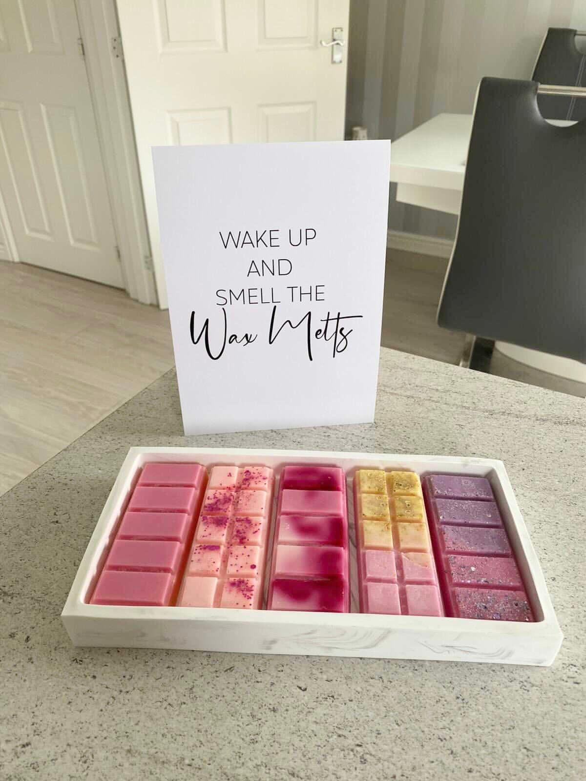  Wake Up And Smell The Wax Melts Simple Wall Humorous Home Decor Print by WinsterCreations™ Official Store WinsterCreations™ Official Store Perfumarie