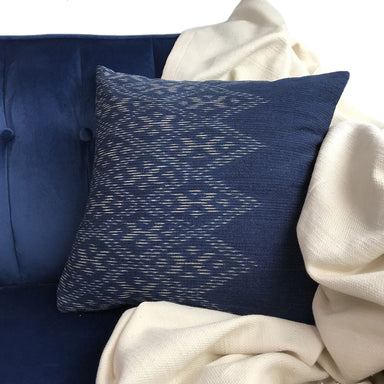  Indigo Diamond Pillow Cover by SLATE + SALT SLATE + SALT Perfumarie