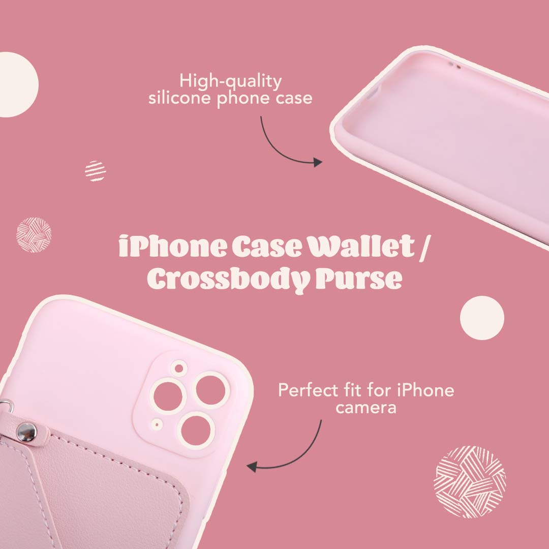  iPhone Case Wallet / Crossbody Purse Multitasky Perfumarie