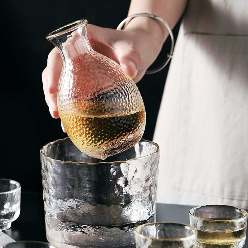  Japanese Crystal Sake Set Inspired Atelier Perfumarie