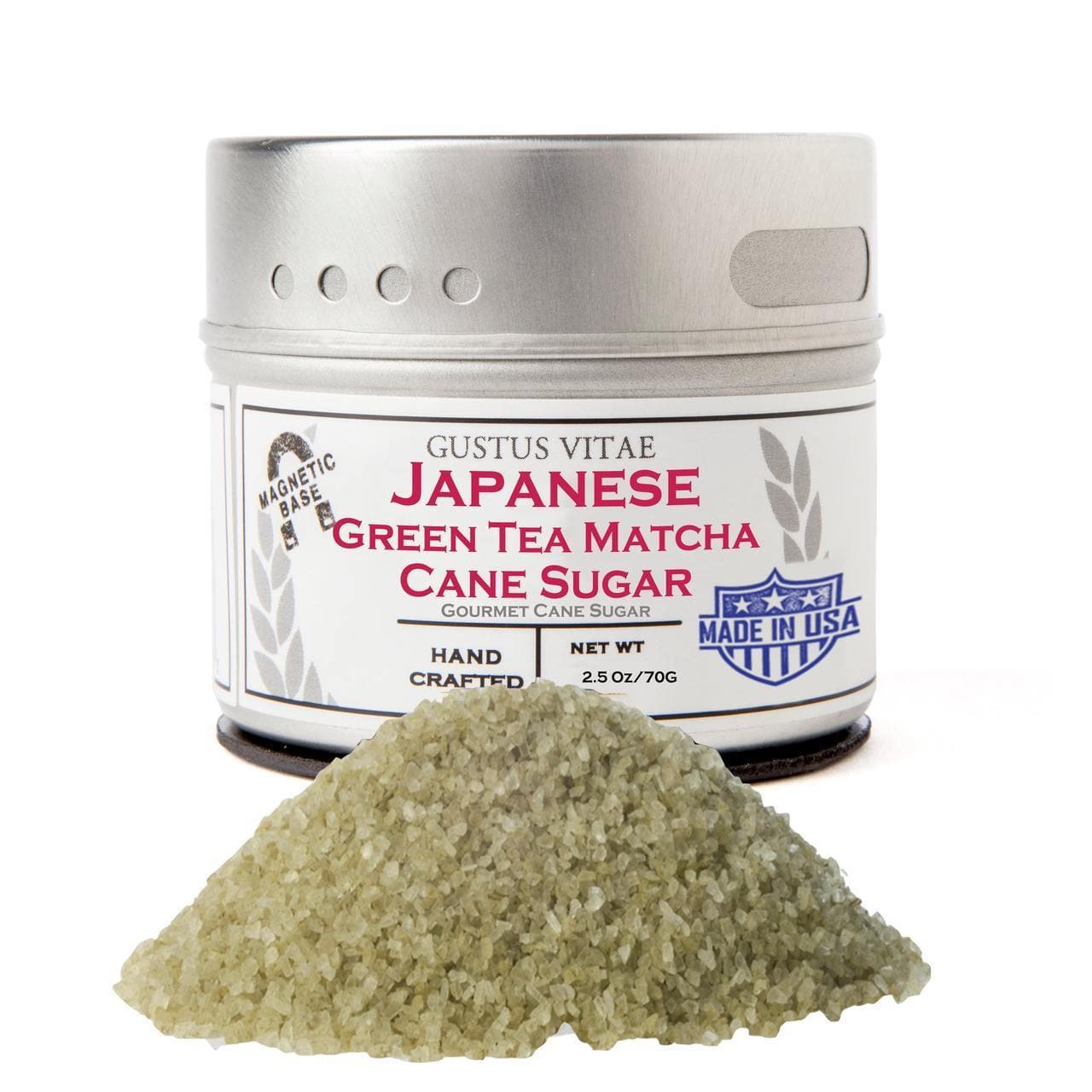  Japanese Green Tea Matcha Cane Sugar by Gustus Vitae Gustus Vitae Perfumarie