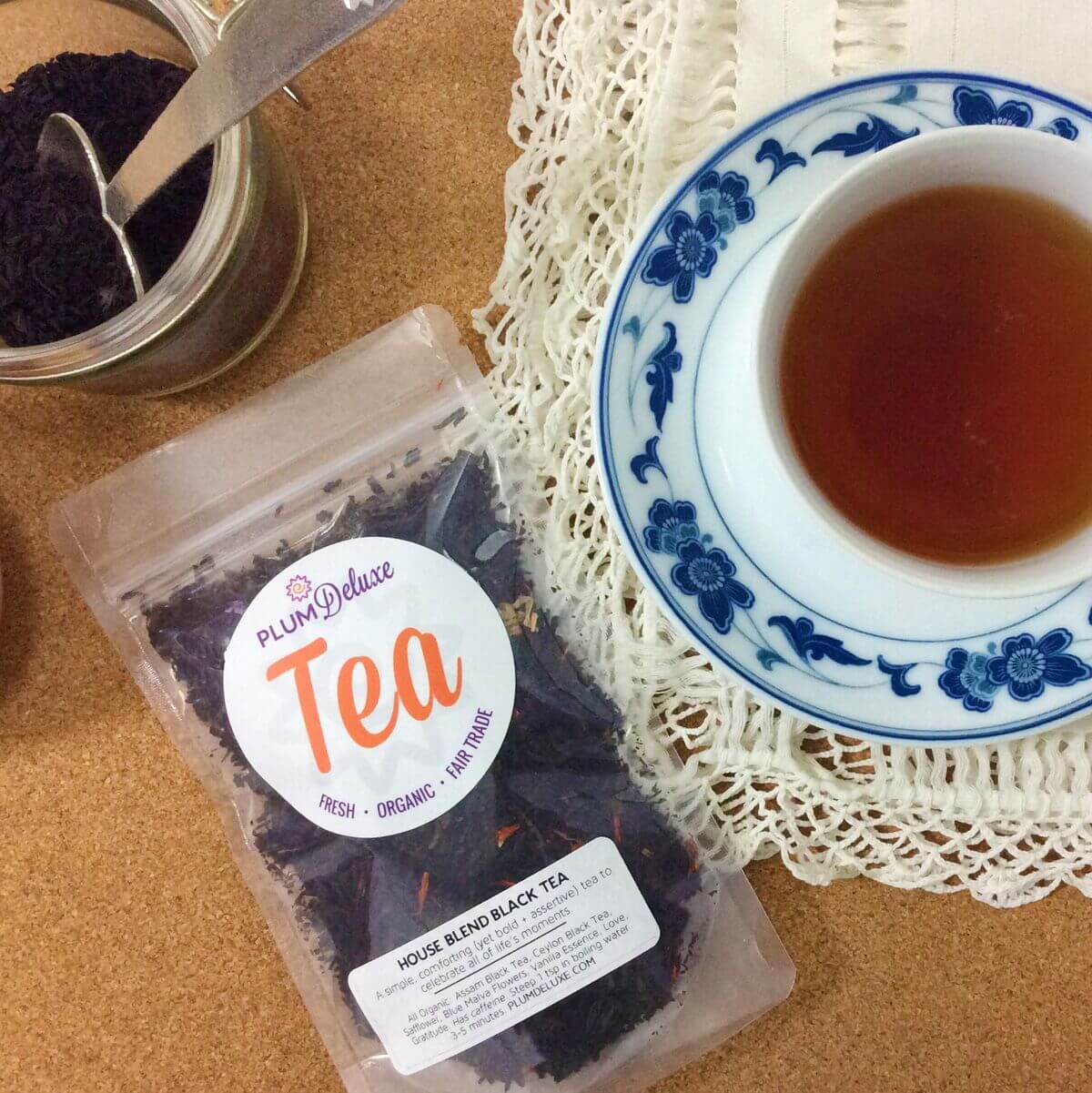  House Blend Black Tea (Creamy Vanilla English Breakfast) by Plum Deluxe Tea Plum Deluxe Tea Perfumarie