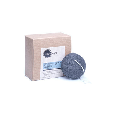  Konjaku Fiber & Charcoal Exfoliating Sponge by Heliotrope San Francisco Heliotrope San Francisco Perfumarie