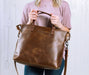  Lifetime Crossbody Tote by Lifetime Leather Co Lifetime Leather Co Perfumarie