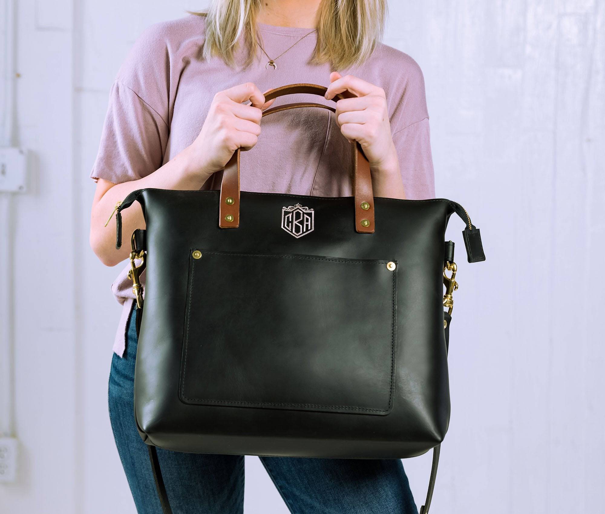  Lifetime Crossbody Tote by Lifetime Leather Co Lifetime Leather Co Perfumarie