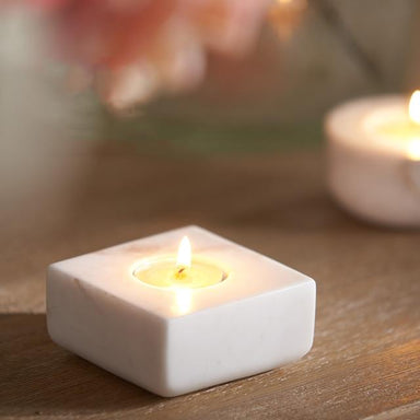  Natura Tea Lightl Marble Pillar Candle Holder Inspired Atelier Perfumarie