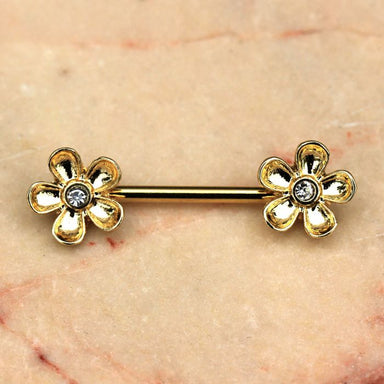  Daisy Flower Nipple Bar by Fashion Hut Jewelry Fashion Hut Jewelry Perfumarie