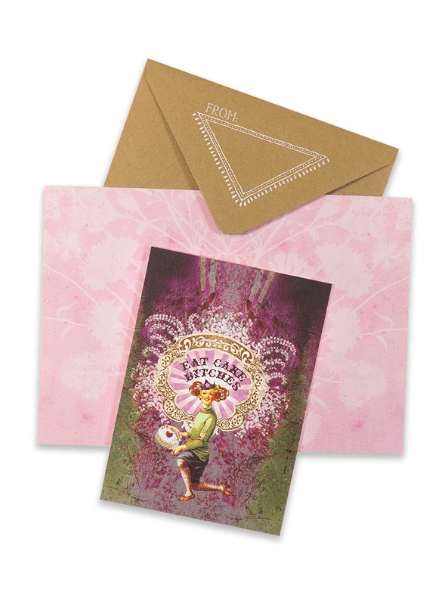  Papaya Greeting Card: Eat Cake Papaya Perfumarie