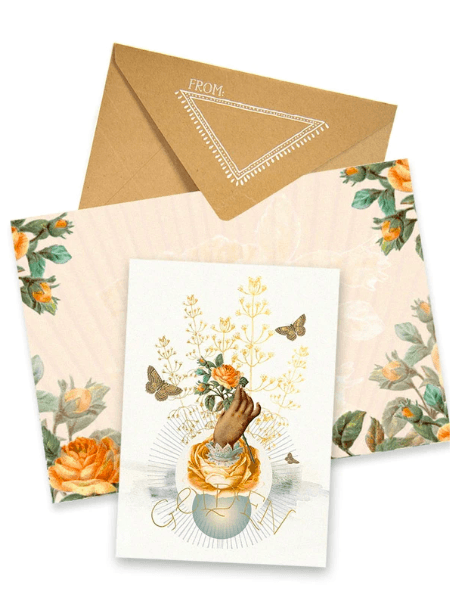  Papaya Greeting Card: Golden Papaya Perfumarie