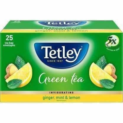  Tetley Green Tea Ginger, Mint and Lemon Tea Bags by Distacart Distacart Perfumarie