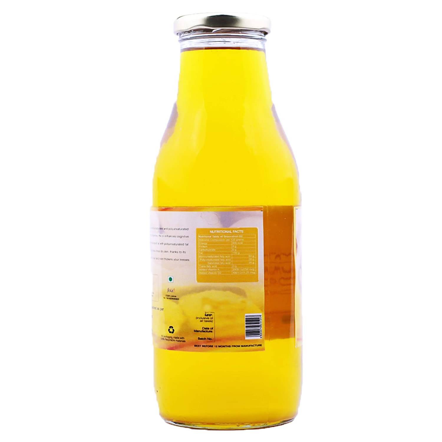  Organic Wellness Ow'meal Groundnut Oil Raw & Cold Pressed by Distacart Distacart Perfumarie