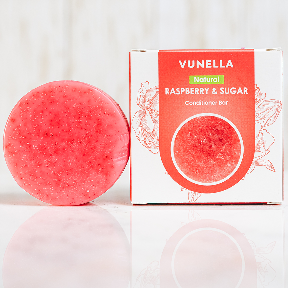  Raspberry Sugar Conditioner Bar by Vunella Vunella Perfumarie