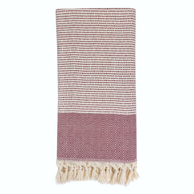  Diamond Stripe Turkish Towel by SLATE + SALT SLATE + SALT Perfumarie