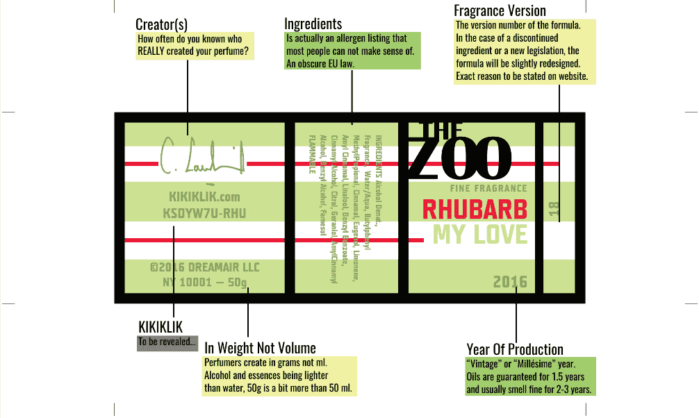  Rhubarb My Love 2mL Vial The Zoo Perfumarie