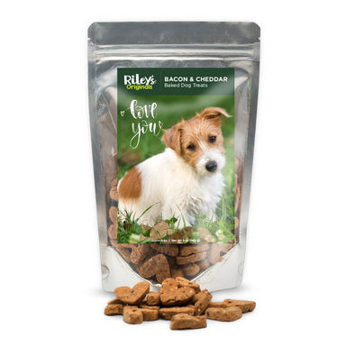  Riley’s Originals “I Love You” Grain-Free Baked Bacon & Cheddar Dog Treats 5oz Riley's Perfumarie