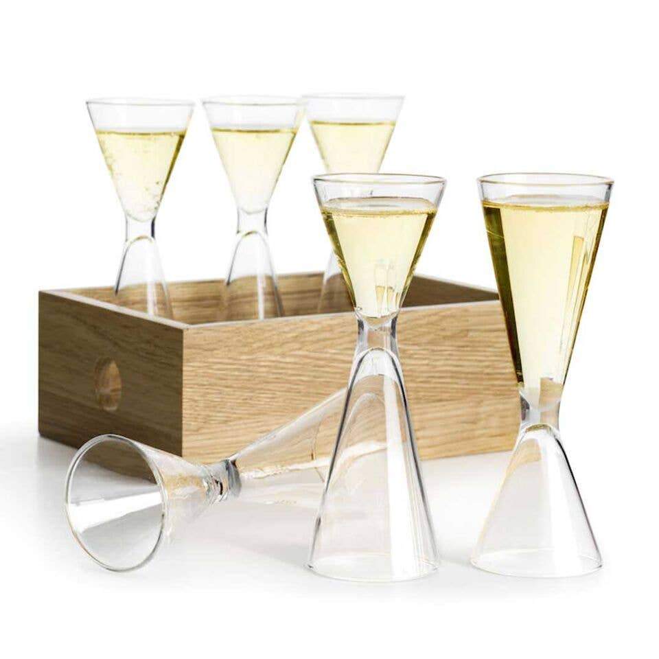  Shot glasses Set with Box Sagaform Perfumarie