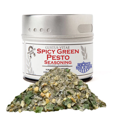  Spicy Green Pesto Seasoning by Gustus Vitae Gustus Vitae Perfumarie