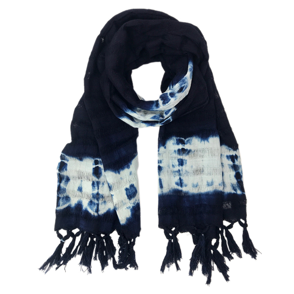  Indigo Stripe Scarf by SLATE + SALT SLATE + SALT Perfumarie