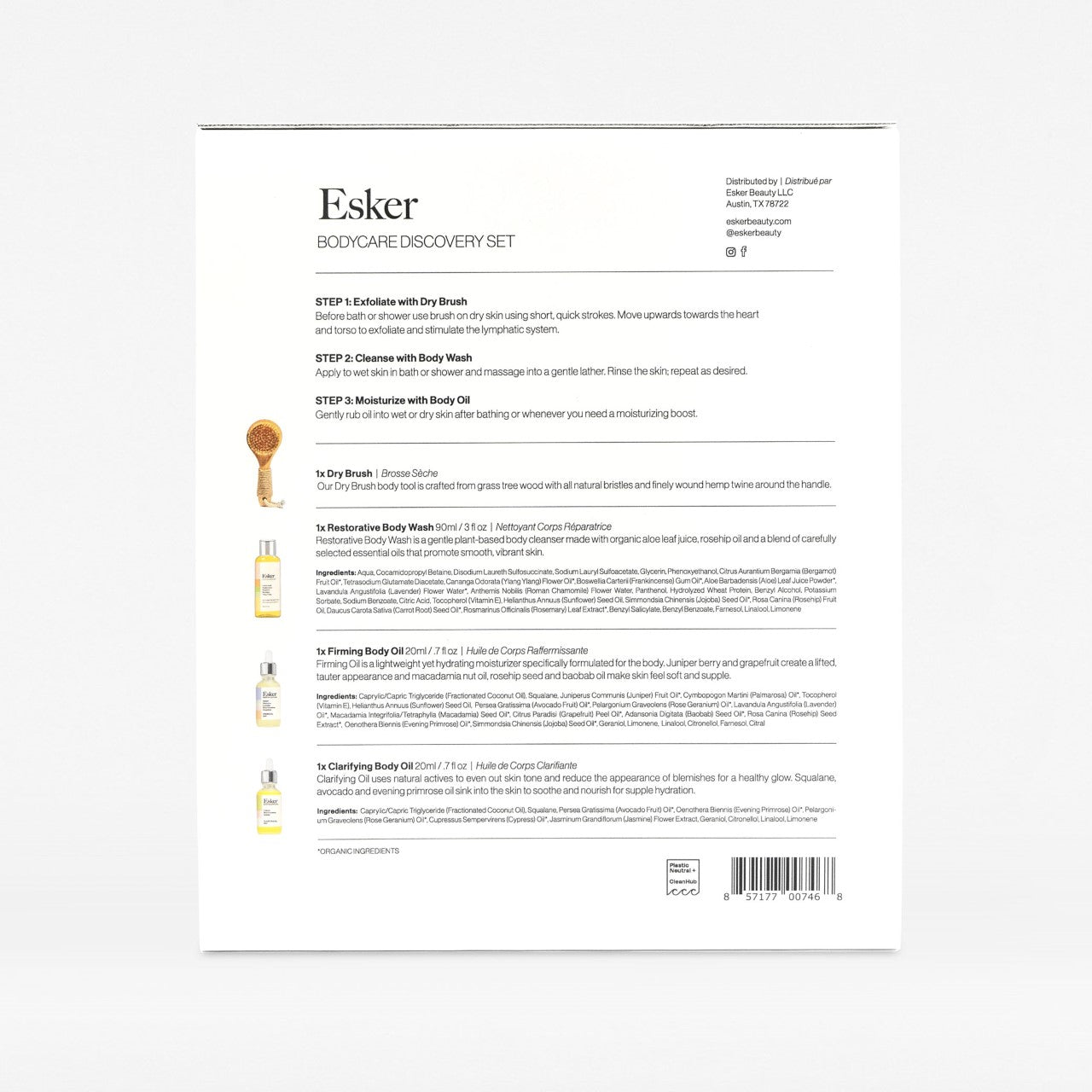  Bodycare Discovery Set by Esker Esker Perfumarie