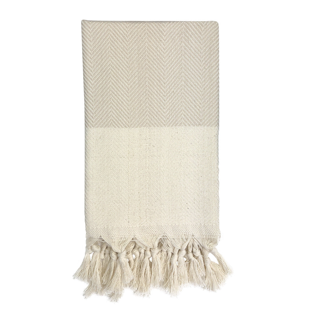  Herringbone Turkish Hand Towel by SLATE + SALT SLATE + SALT Perfumarie