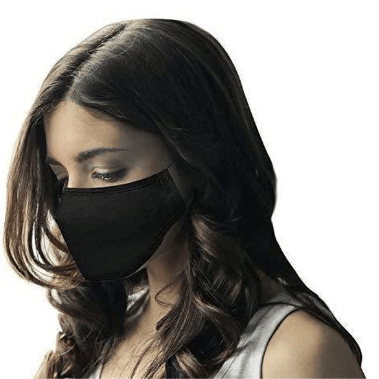  Unisex and Reusable Black Fabric Mask with N95 Grade Filter Inspired Atelier Perfumarie