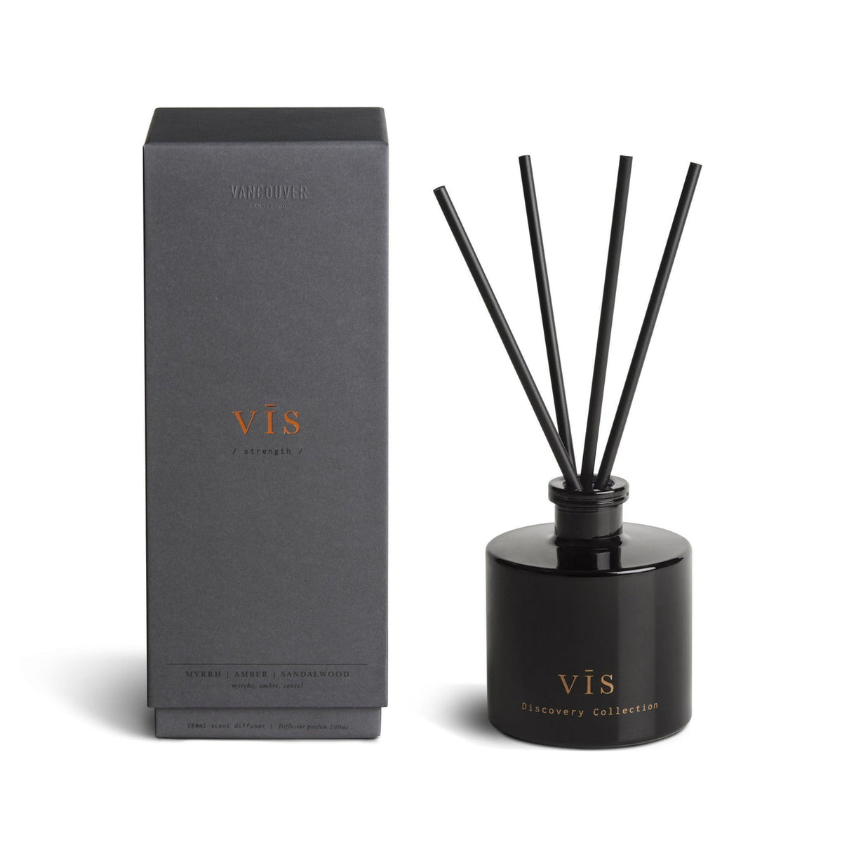 Vis (Strength) Diffuser and Candle at Perfumarie, Vancouver Candle Co